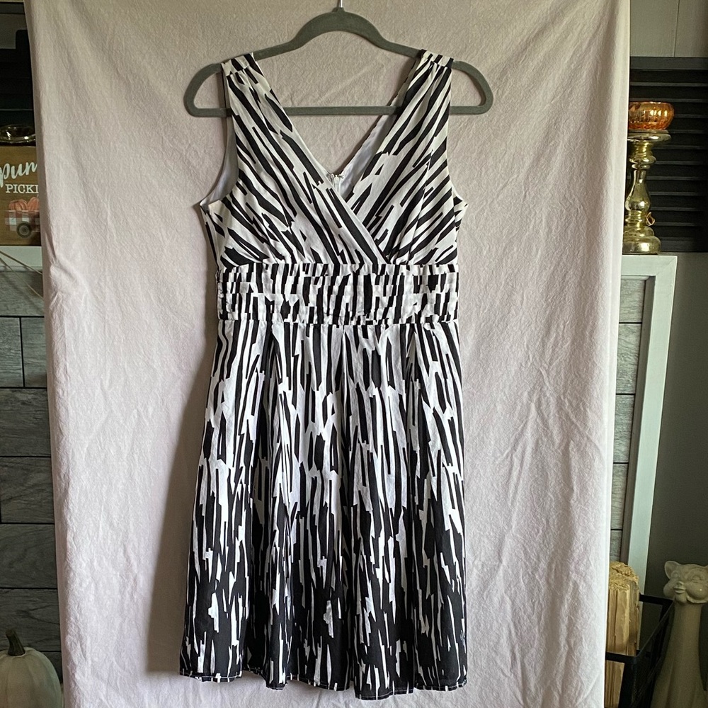 Black and White summer Dress